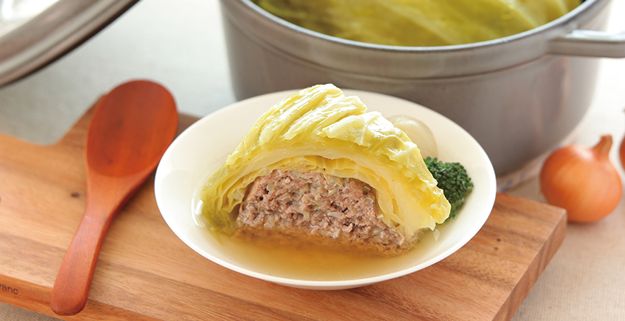 巻かずに作る<br>ロールキャベツ