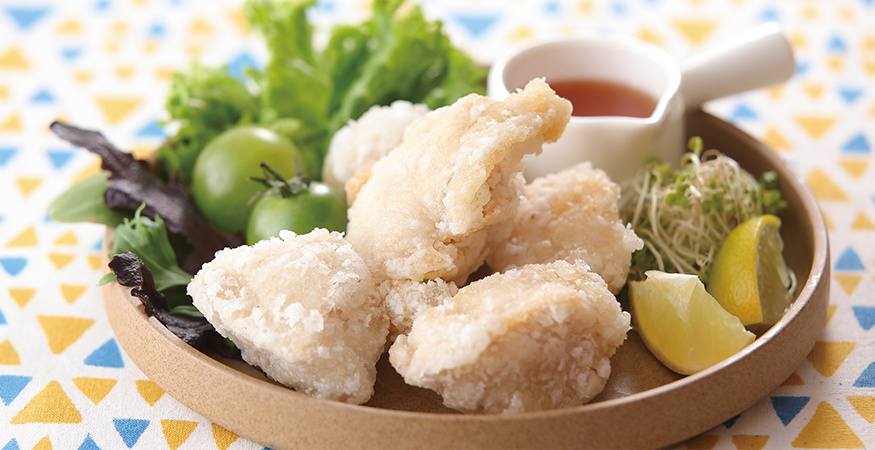 真っ白柔らか唐揚げ