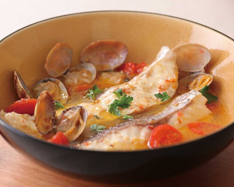 鯛のアクアパッツァ