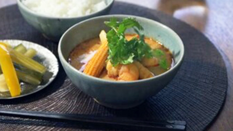 トムヤムクン風お味噌汁