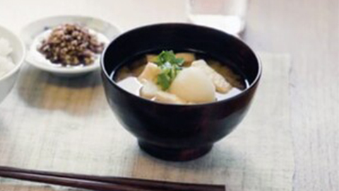 かぶと揚げのお味噌汁