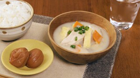 切り干し大根とぶりの粕汁