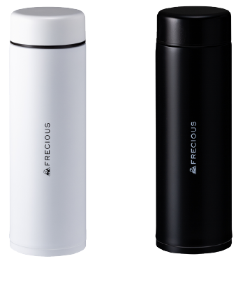 必ずもらえる！ 水筒 ステンレス構造で保冷。260mlとスリムで持ち歩きにも便利 2colors