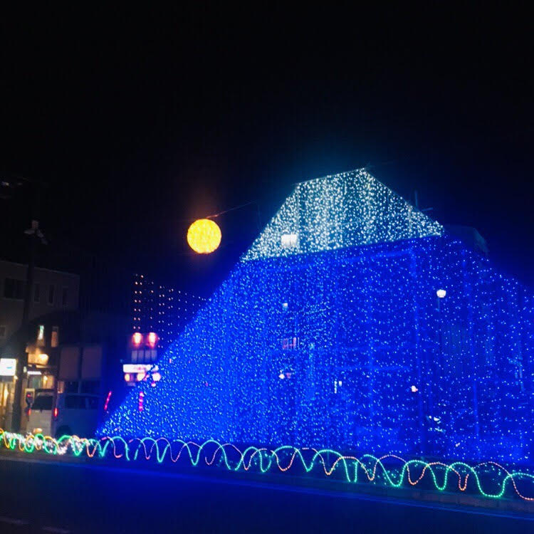 大月駅イルミネーション