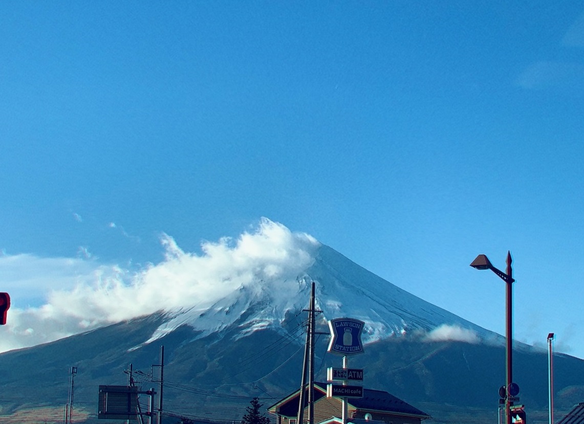 2018年12月撮影の富士山の写真