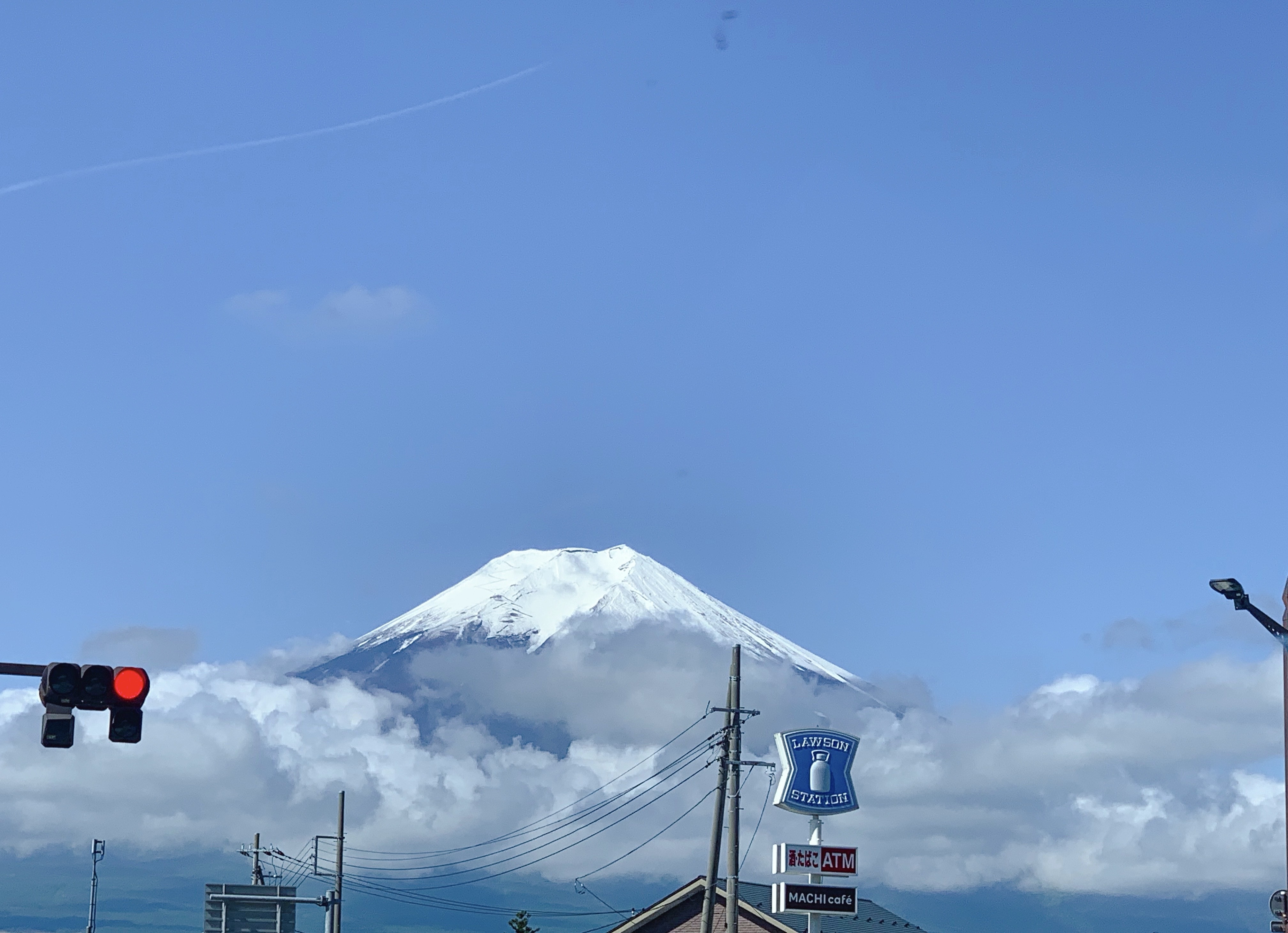 6月の富士山の写真