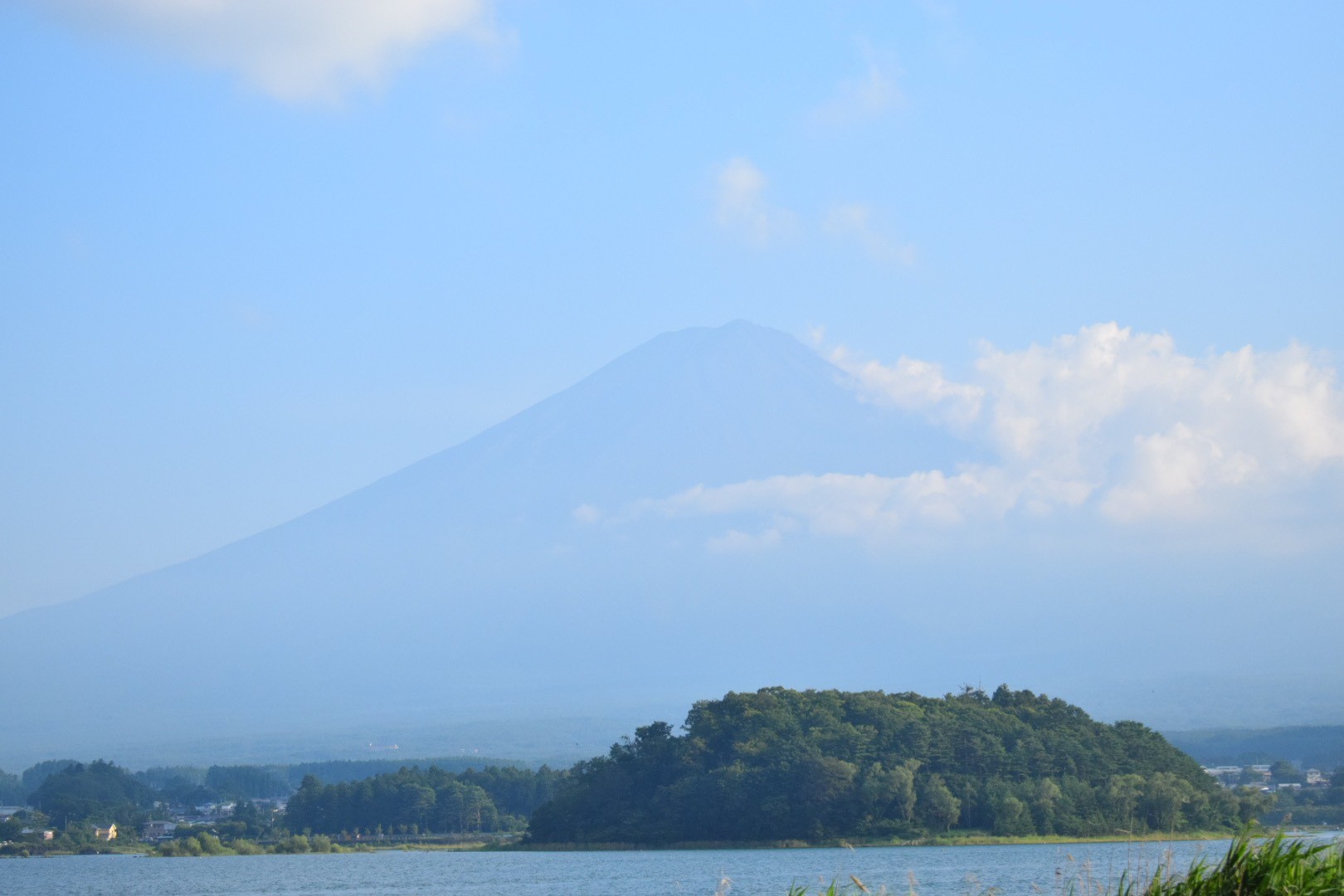 大石公園で撮った富士山の写真