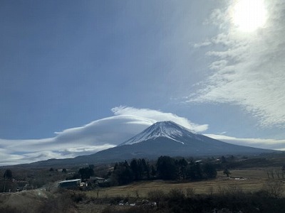 朝霧高原からの富士山