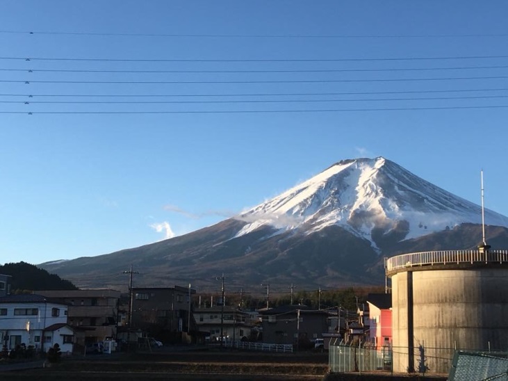 2017年最後の富士山