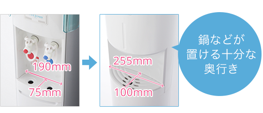 特長｜デュオ｜ウォーターサーバー・宅配水ならフレシャス公式