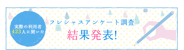 フレシャスアンケート調査結果発表