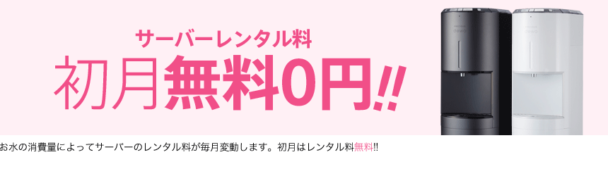 サーバーレンタル料初月無料0円