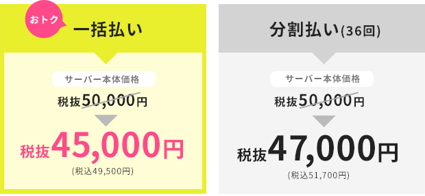 お得な一括払いと分割払い比較