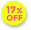 17%off