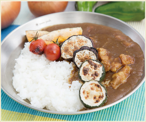 彩り野菜のカレー