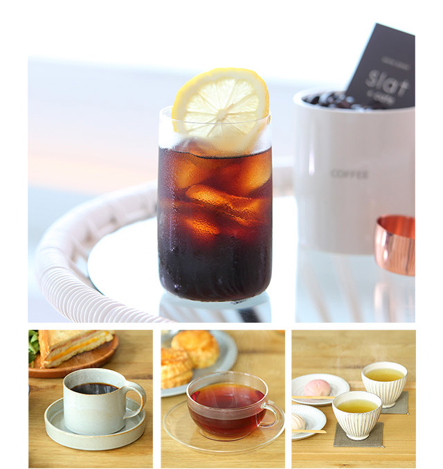 天然水でじっくり淹れた本格コーヒー