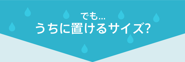 でも...うちに置けるサイズ?